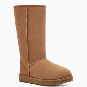 BRAND NEW UGG Women Classic Tall II Water Resistant Chestnut Light Brown.